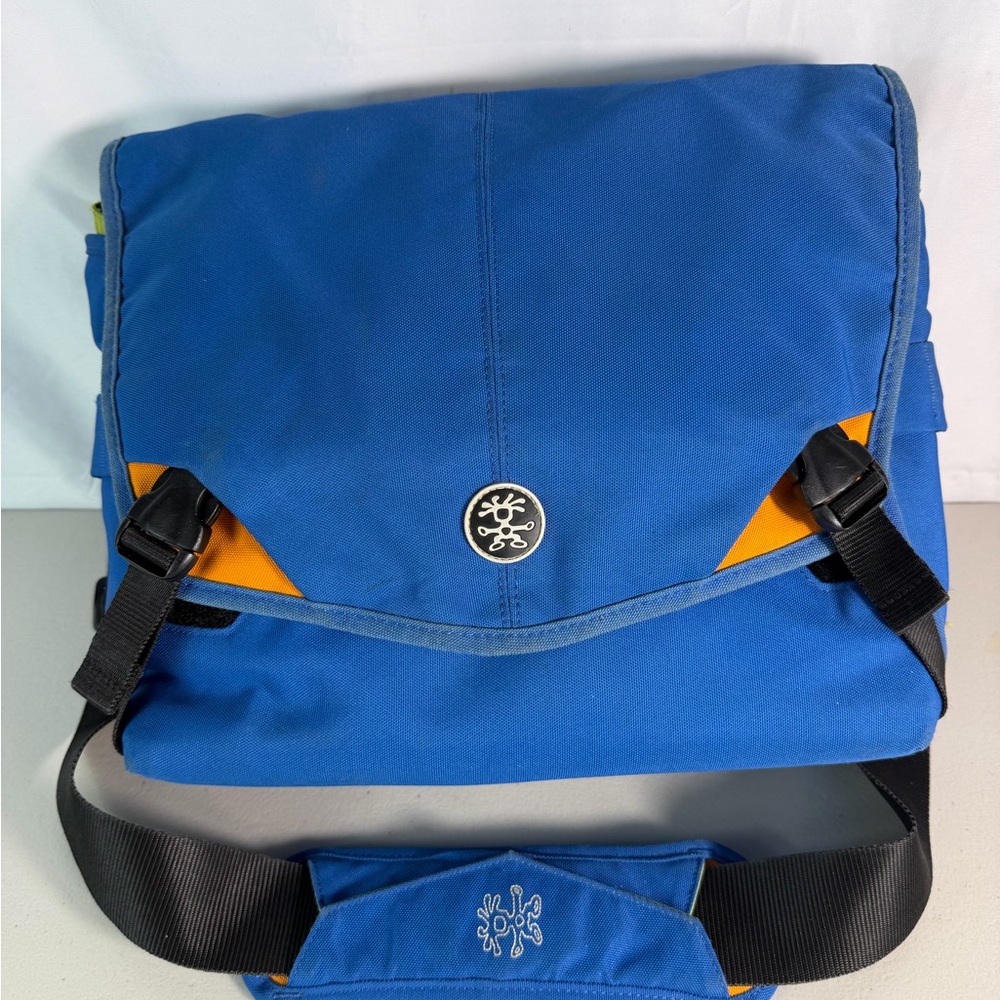 Crumpler Camera Bag The Seven Million Dollar Home Shoulder Strap Blue And orange
